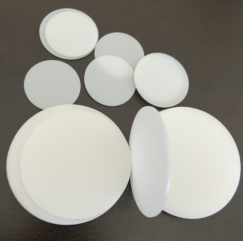 BULK PACKED-White Translucent Acrylic Blanks, .080" thick - 1800ceiling