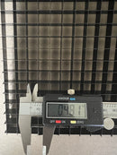 Black Finish 1/2" Aluminum Egg Crate-STOCK SIZES - 1800ceiling