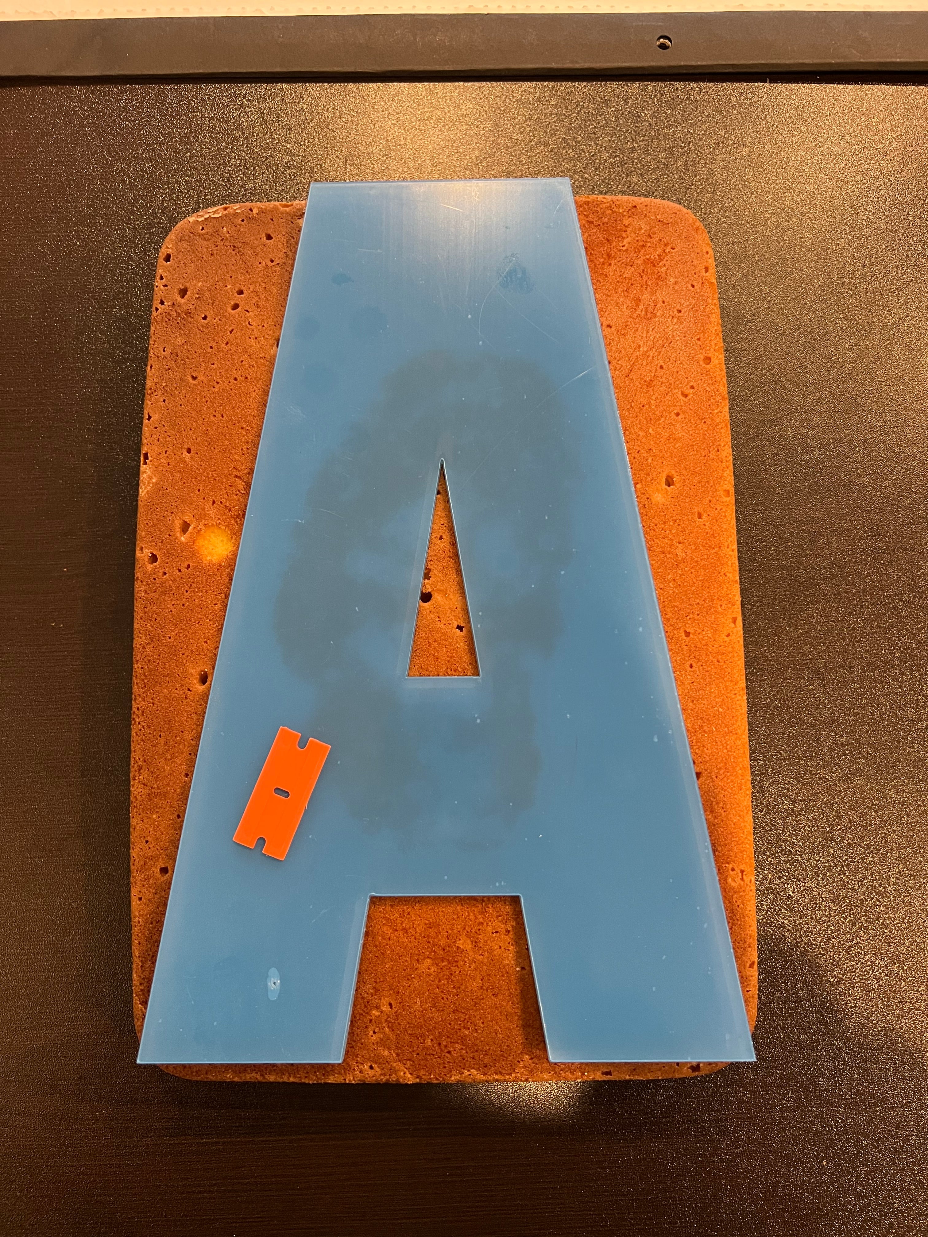 Acrylic Cake Stencil Letters - 1800ceiling