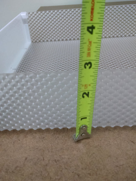 4' Long White End Cap Wrap Around, 10-5/8" wide - 1800ceiling