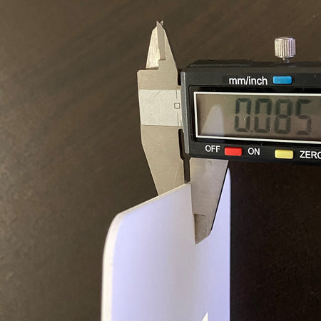 BULK PACKED-Opaque White Acrylic Blanks, .085" thick - 1800ceiling