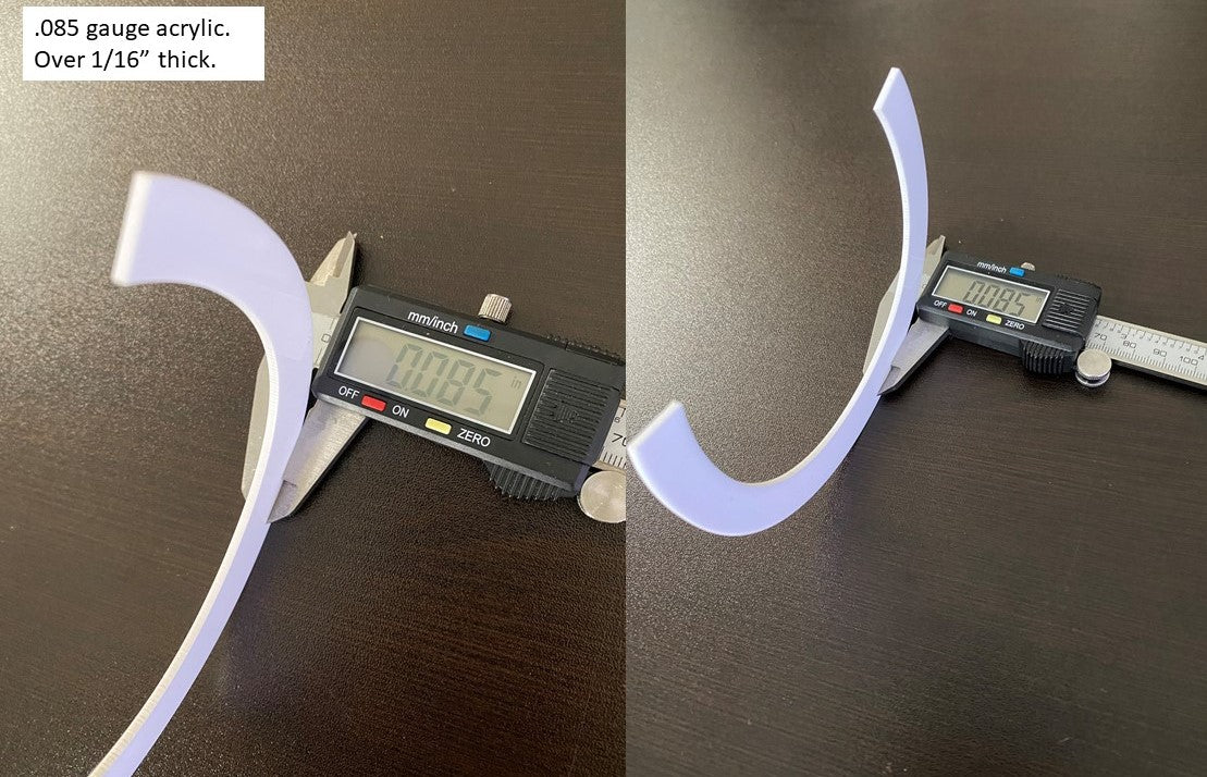 Solid White Acrylic Letters (.085 thick) - 1800ceiling