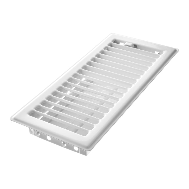 4"x10" Steel Floor Register - 1800ceiling