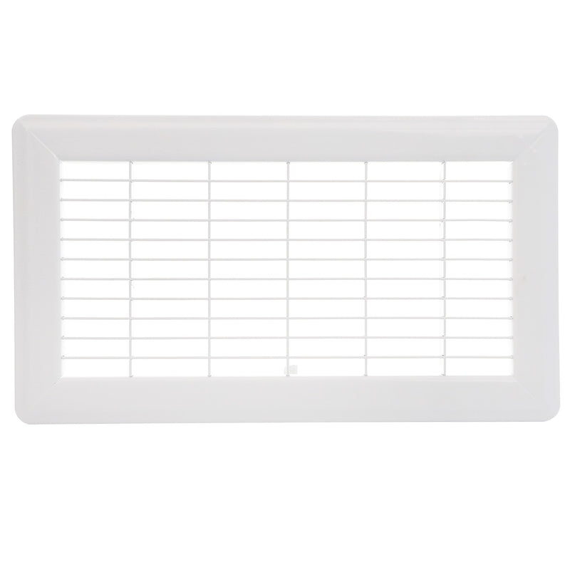 30"x10" Metal Floor Return Air Grill-WHITE - 1800ceiling