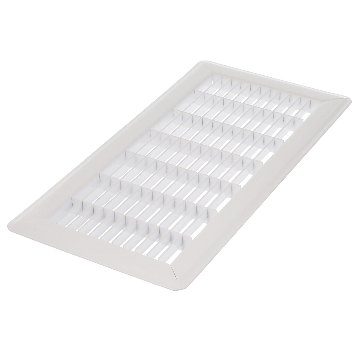 30"x10" Metal Floor Return Air Grill-WHITE - 1800ceiling