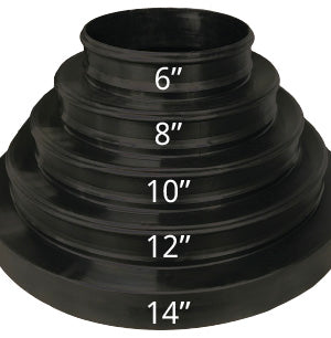 Universal HVAC Reducer & Transition (NRD), for 14" collars only. - 1800ceiling