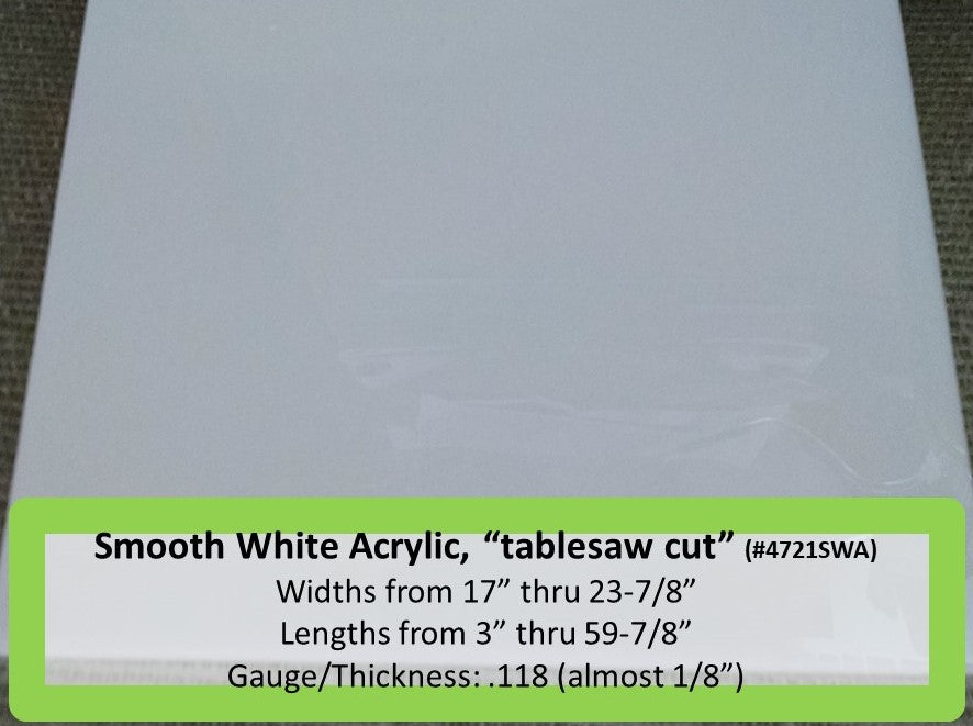 Smooth White Acrylic Light Lens-Custom Sizes - 1800ceiling