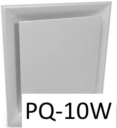 Stratus White Plastic PLAQUE Style 2'x2' Air Diffuser - 1800ceiling