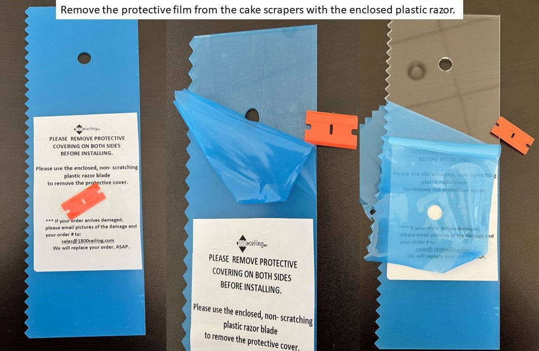 Clear Cake Comb-12" Tall - 1800ceiling