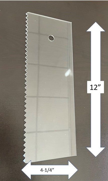 Clear Cake Comb-12" Tall - 1800ceiling