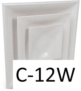 Stratus White Plastic 2'x2' CONE Air Diffusers - 1800ceiling