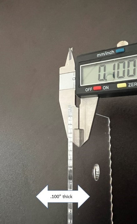 Clear Cake Comb-12" Tall - 1800ceiling