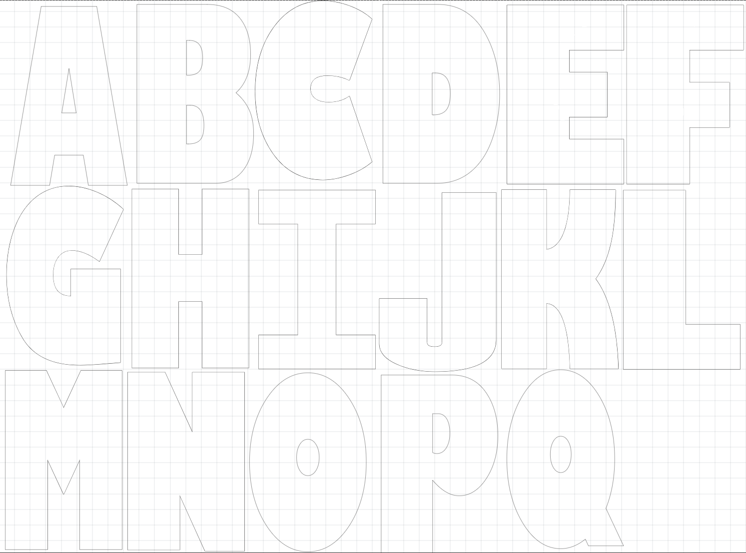 Acrylic Cake Stencil Letters - 1800ceiling