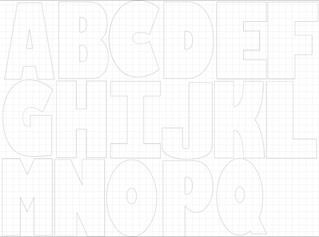 Acrylic Cake Stencil Letters - 1800ceiling