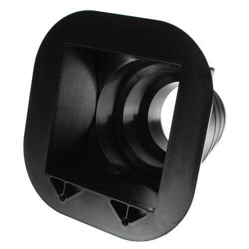 Airtec Plastic 6x6 Multi Size Register Box. 4",",6" collar (9"x9" Flange), #81966 - 1800ceiling