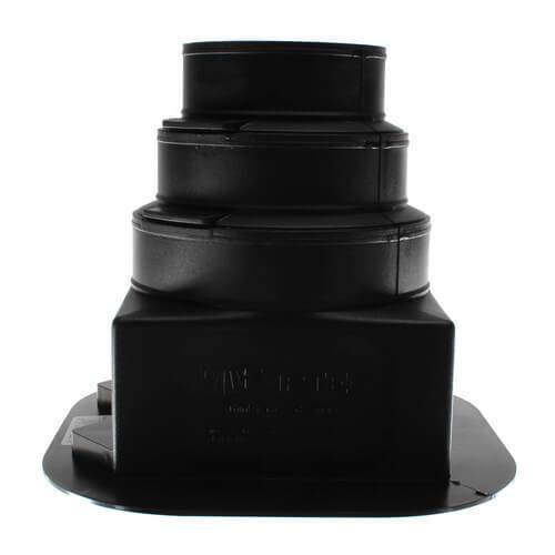 Airtec Plastic 6x6 Multi Size Register Box. 4",",6" collar (9"x9" Flange), #81966 - 1800ceiling