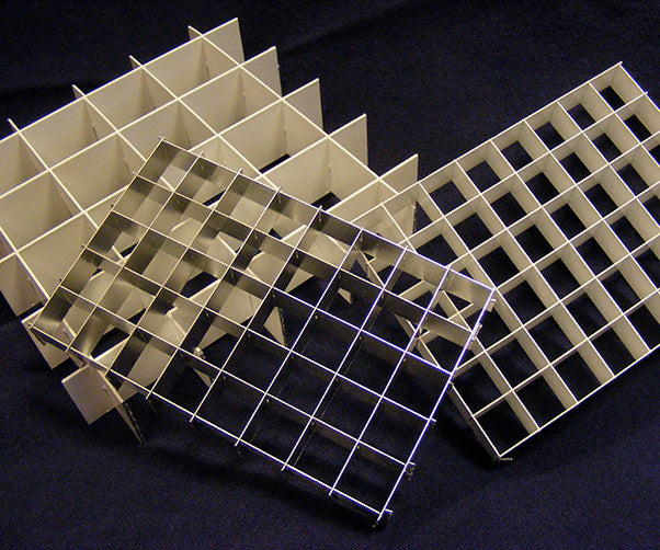 MILL Finish 1/2" Aluminum Egg Crate-CUSTOM SIZES - 1800ceiling