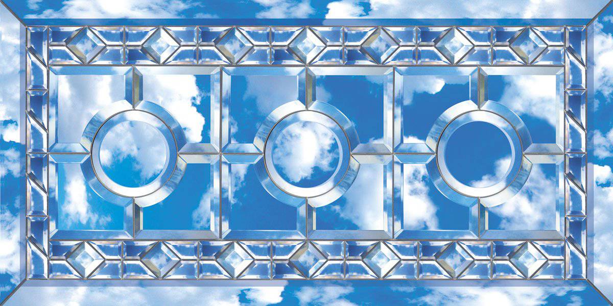 Beveled Glass - 1800ceiling