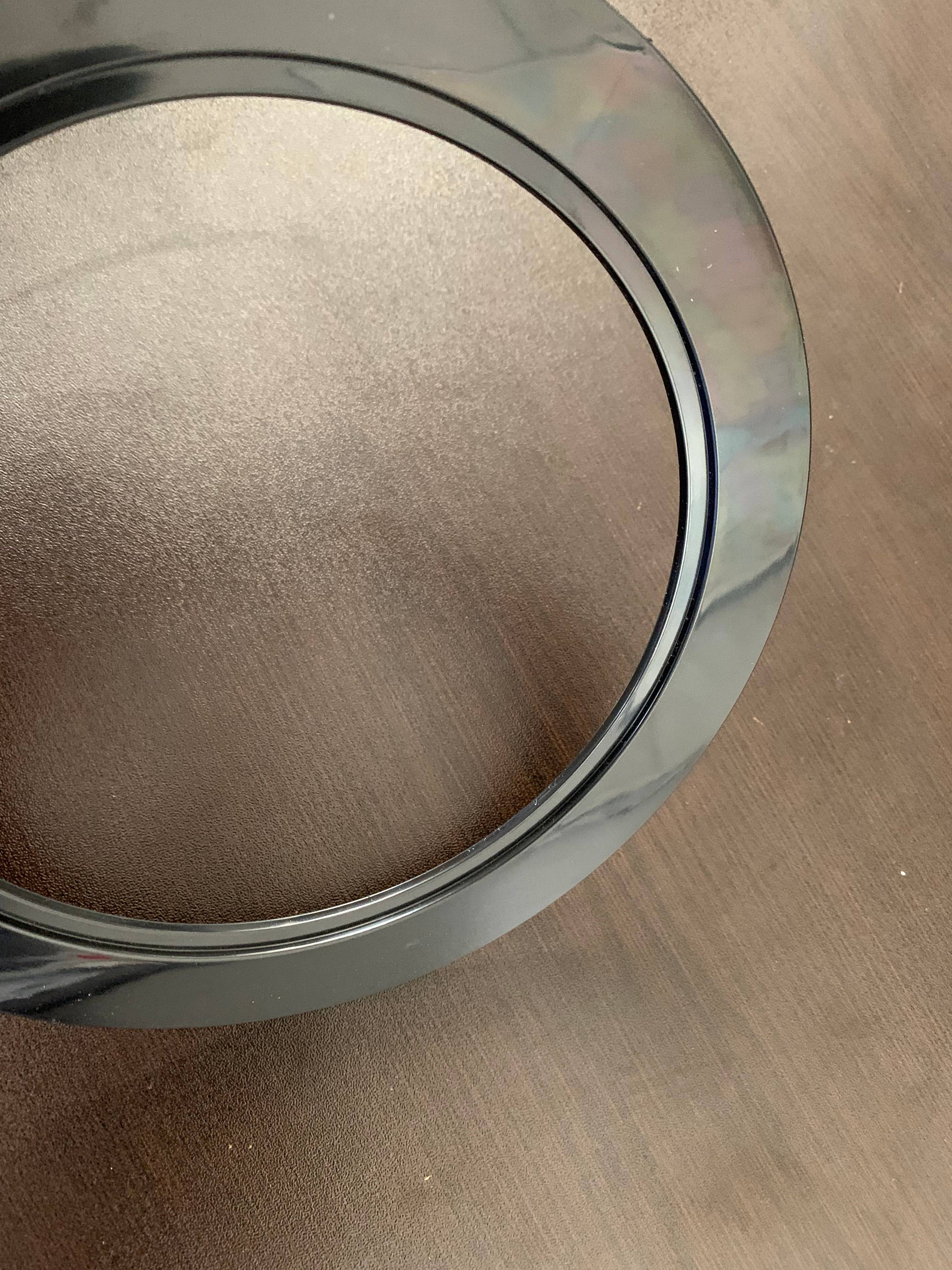 Black Plastic Lighting Trim Ring for 6" High Hat - 1800ceiling