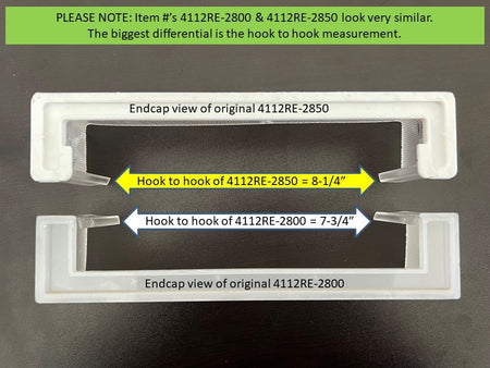 4' Wrap Around, 10in. wide with White End Cap, 4112RE-2850-WEC - 1800ceiling