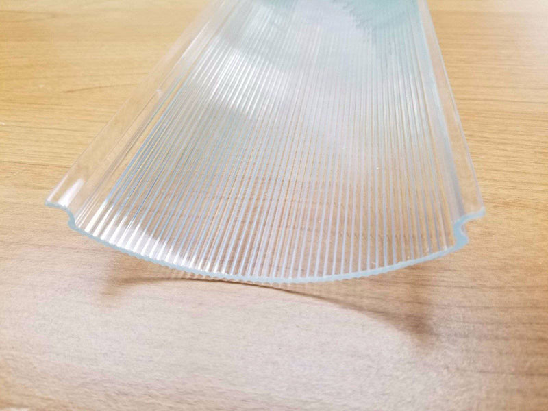 Curved Clear Linear Ribbed 4-11/16" wide (2582) 6 pcs.min - 1800ceiling