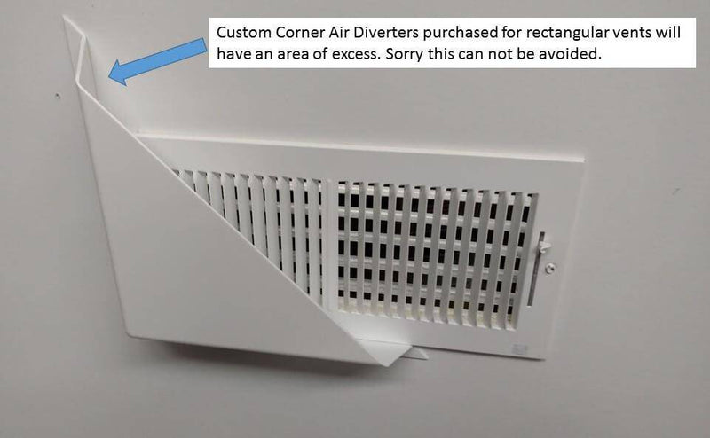 Custom Corner Air Shield - 1800ceiling