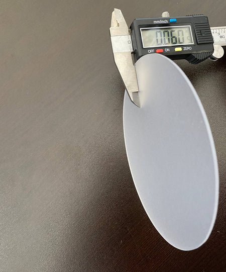 Custom Frosted Disks, "Satin Ice" .060 gauge 1" thru 12"-2 PIECE MINIMUM - 1800ceiling