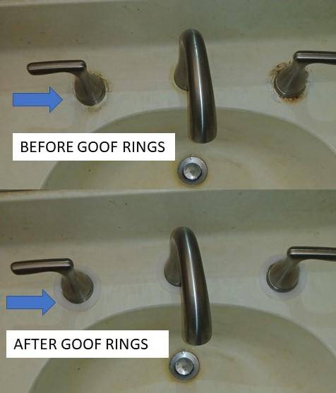 Custom Goof Rings-White .085 acrylic- - 1800ceiling