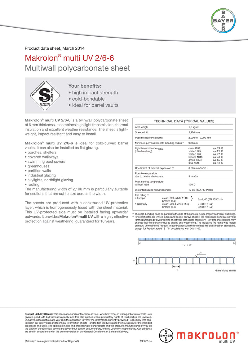 Elevator Light Lens, Makrolon 2'x2' - 1800ceiling