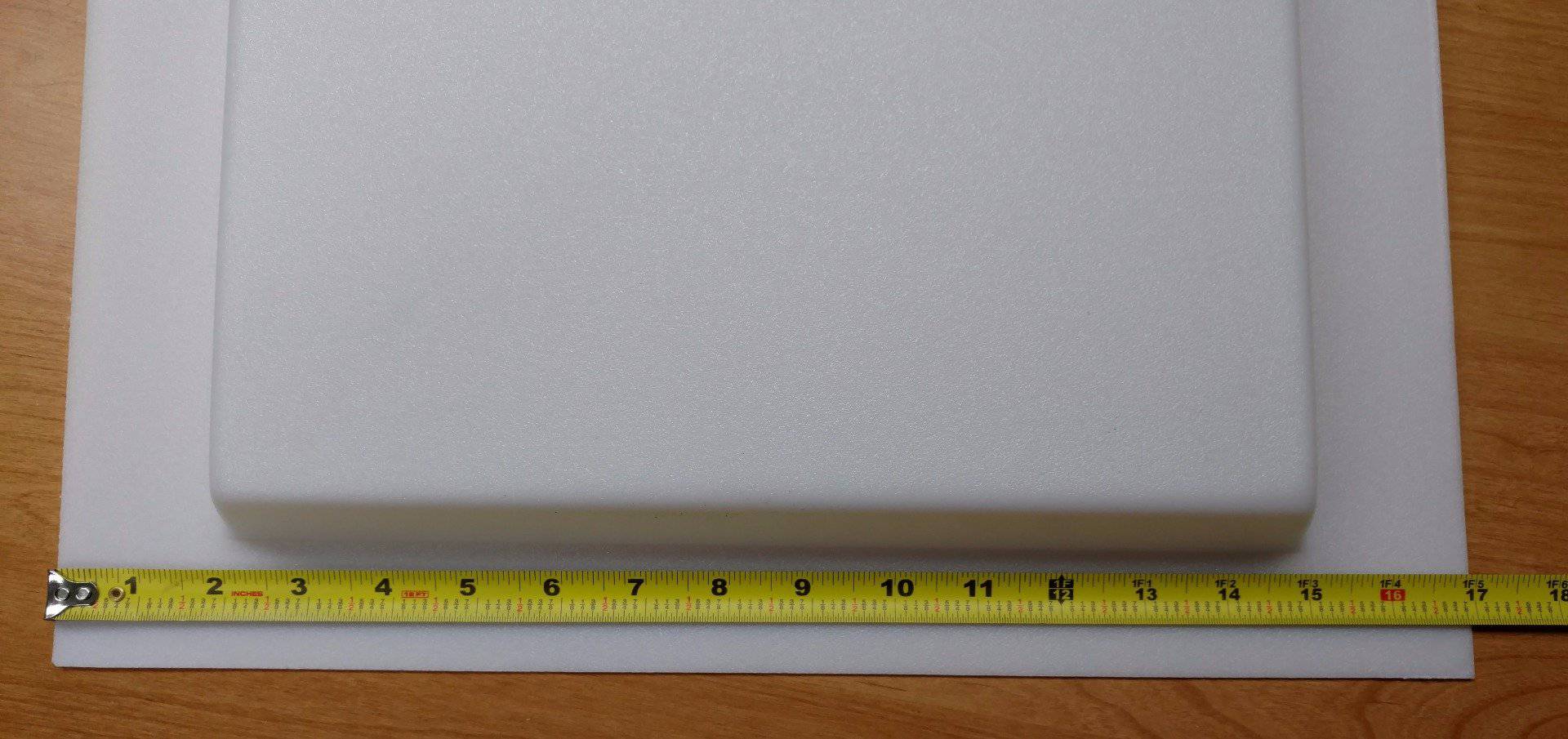 Extra Wide White Flange Pan - 1800ceiling