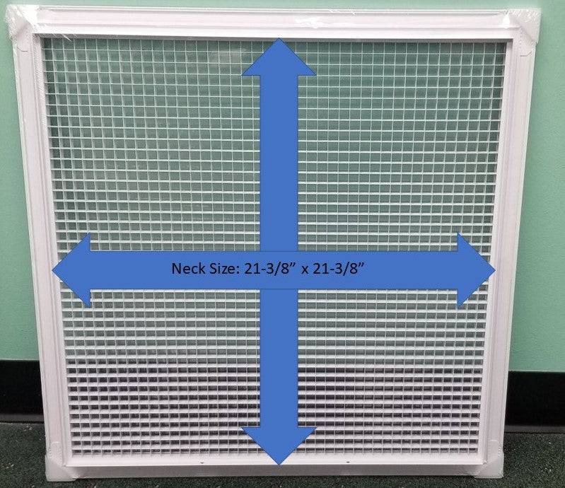 Framed Aluminum Egg Crate Grilles for RTW systems - 1800ceiling