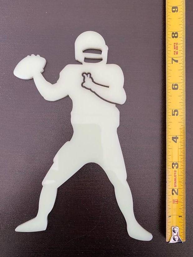 Glow In The Dark Football Player - 1800ceiling