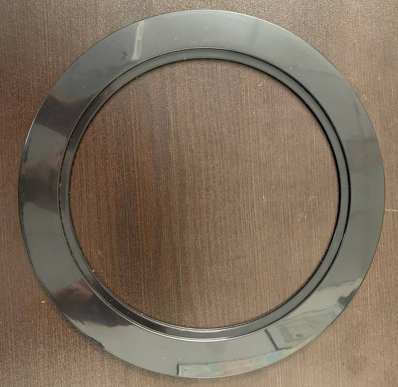 Black Plastic Lighting Trim Ring for 6" High Hat - 1800ceiling