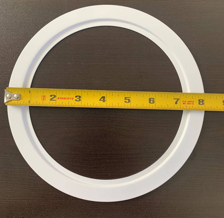 Goof Ring, White Metal, 6.375" ID x 8"OD - 1800ceiling