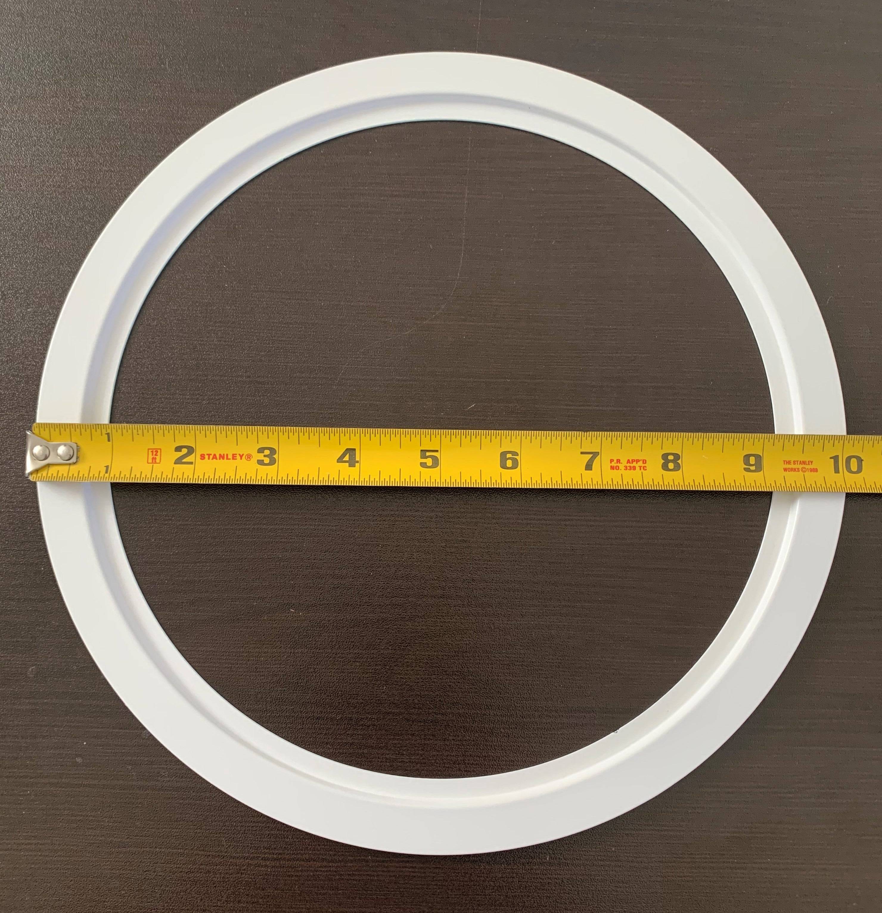 Goof Ring, White Metal 8.375" ID x 10" OD - 1800ceiling