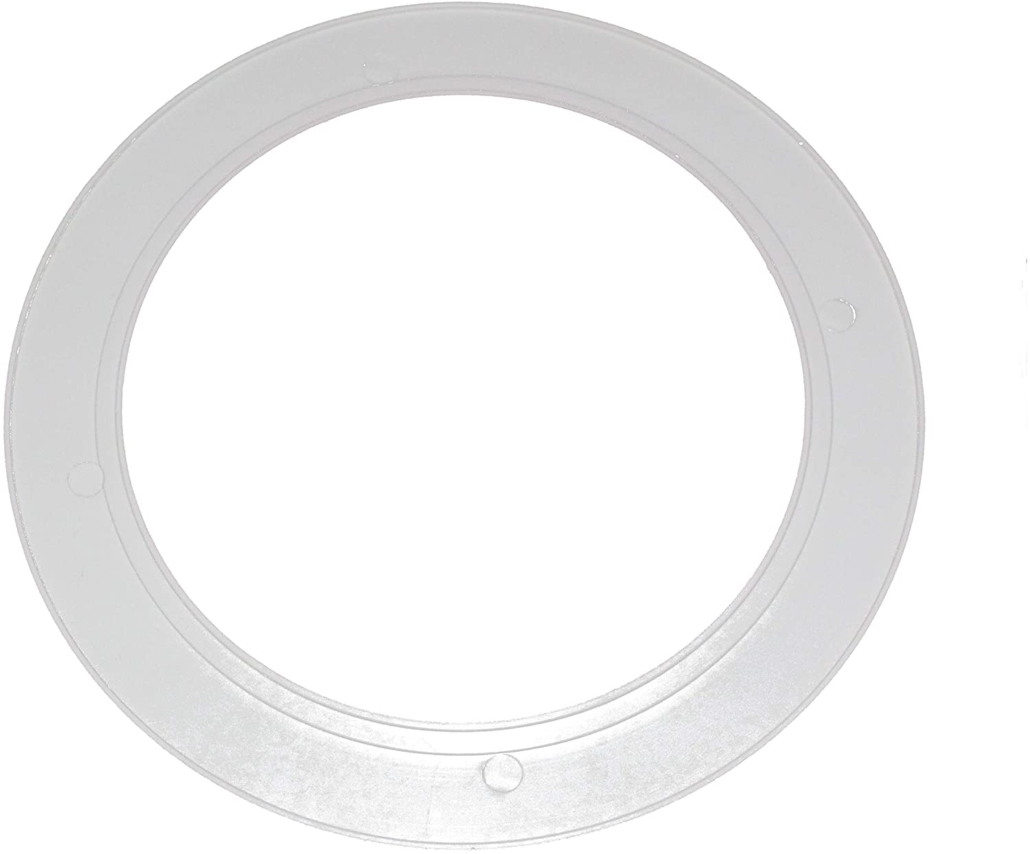 Goof Ring, White Plastic, 5.8125in. ID x 7.875in. OD – 1800ceiling