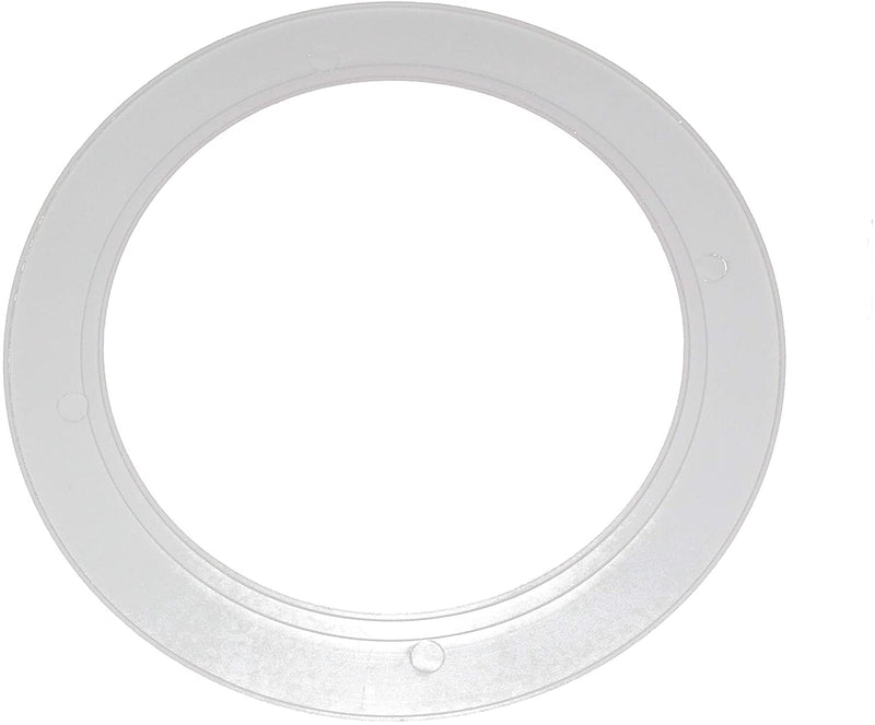 Goof Ring, White Plastic, 5-13/16" ID x 7-7/8" OD - 1800ceiling