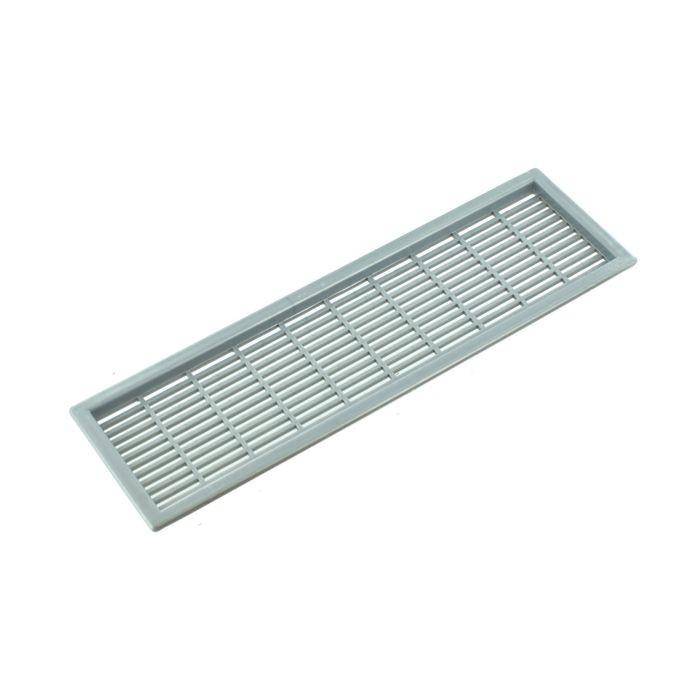Grille ventilation rectangulaire PVC 515 x 60 mm à encastrer - First Plast