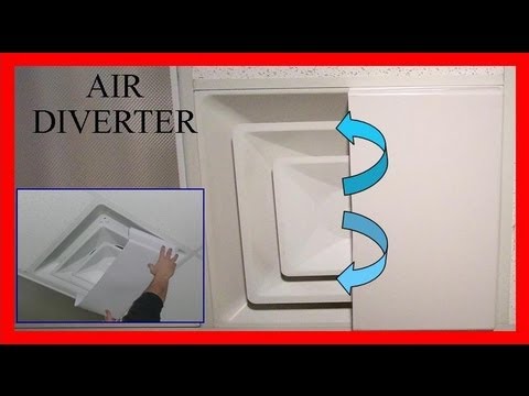 Ceiling air vent deflector - 1800ceiling