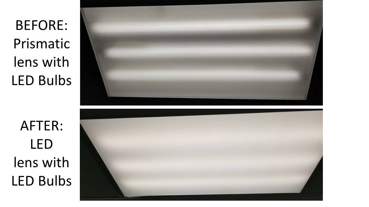 LED Light Diffuser Lens/.060 WHITE-23.75" x 23.75" - 1800ceiling