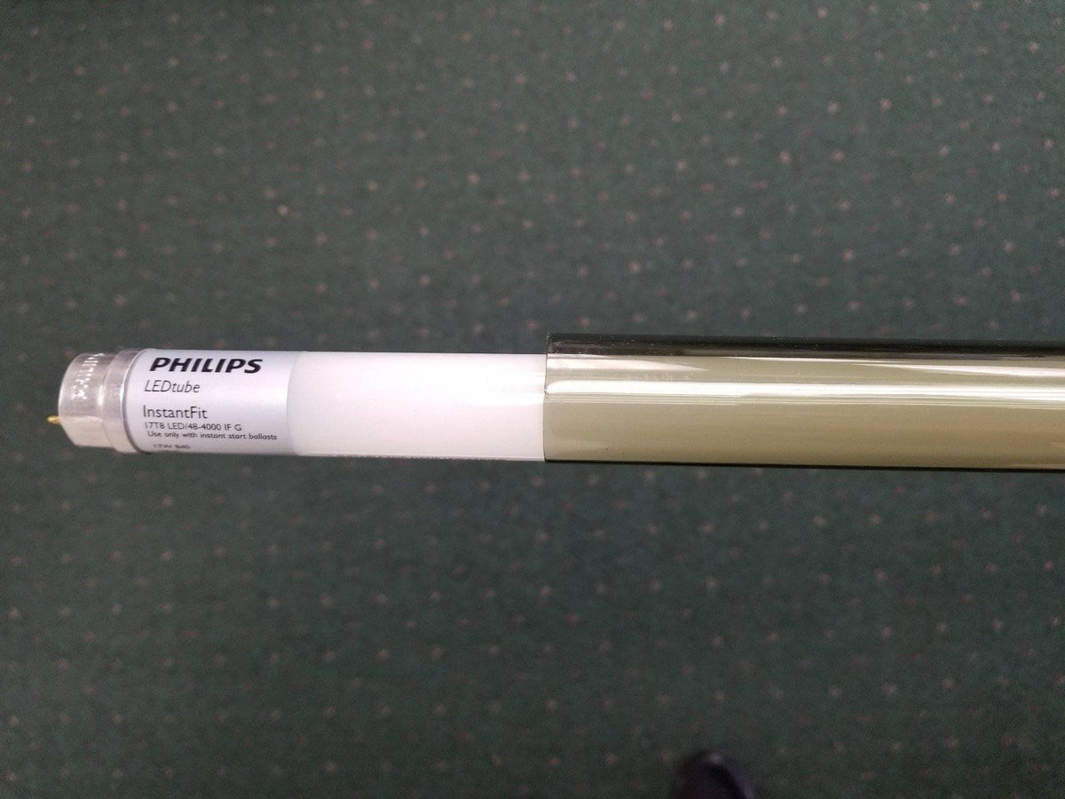 LED Lighting Muting Smoked Sleeves for T8 - 1800ceiling