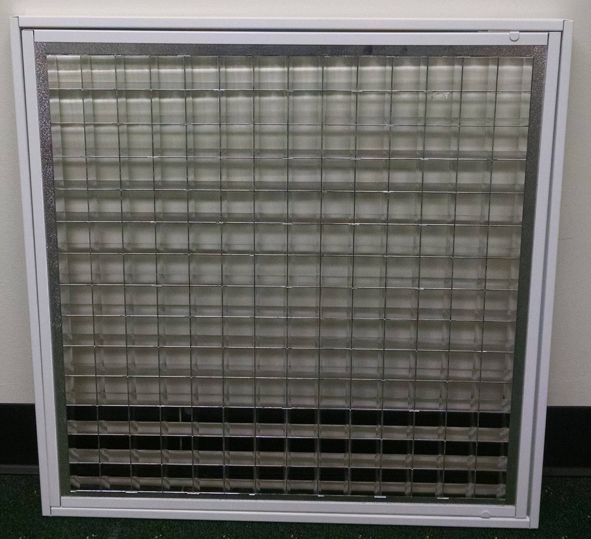 Light Lens Replacement Kit 2'x2' w/ Silver Parabolic Louver - 1800ceiling