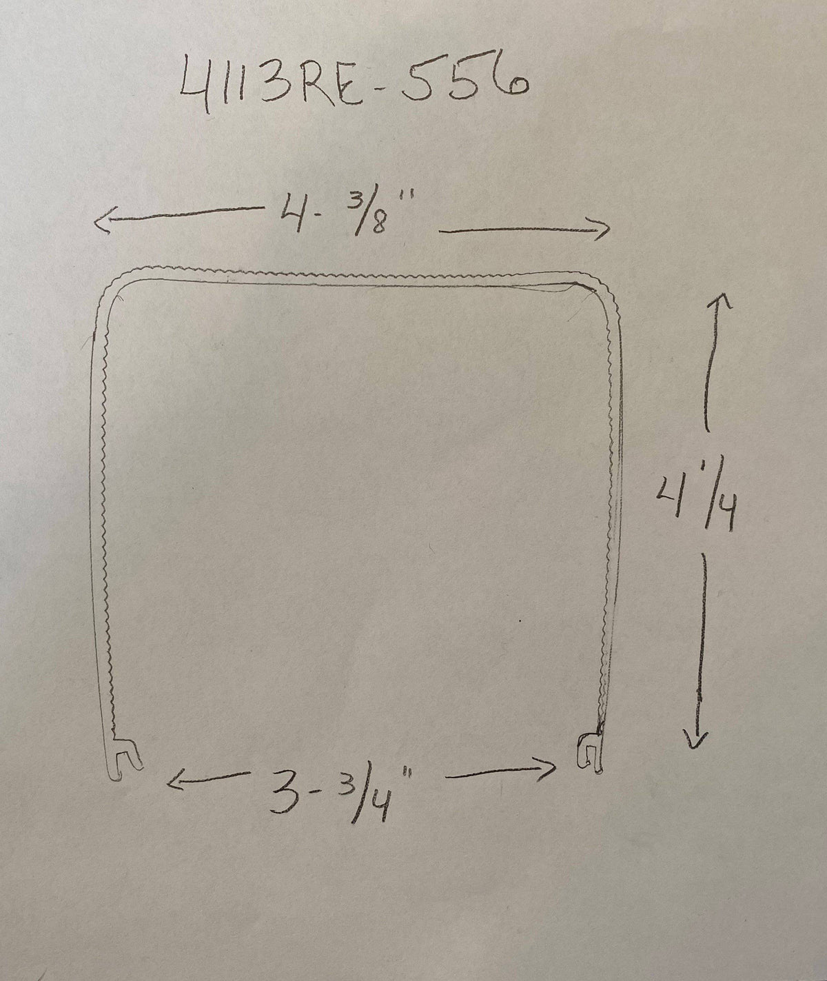 Linear Ribbed Acrylic Wrap with "U" Hooks (556) - 1800ceiling