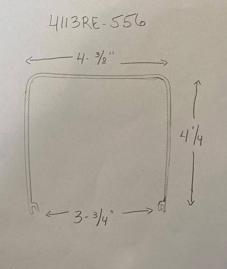 Linear Ribbed Acrylic Wrap with "U" Hooks (556) - 1800ceiling