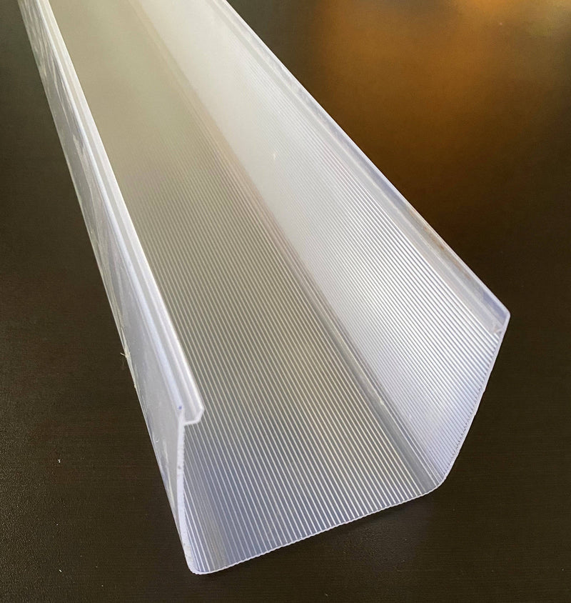 Linear Ribbed Acrylic Wrap with "U" Hooks (556) - 1800ceiling