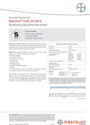 Makrolon Multi Wall 6mm White From 6"-29" x 24"-48-5/16" CUSTOM SIZES - 1800ceiling