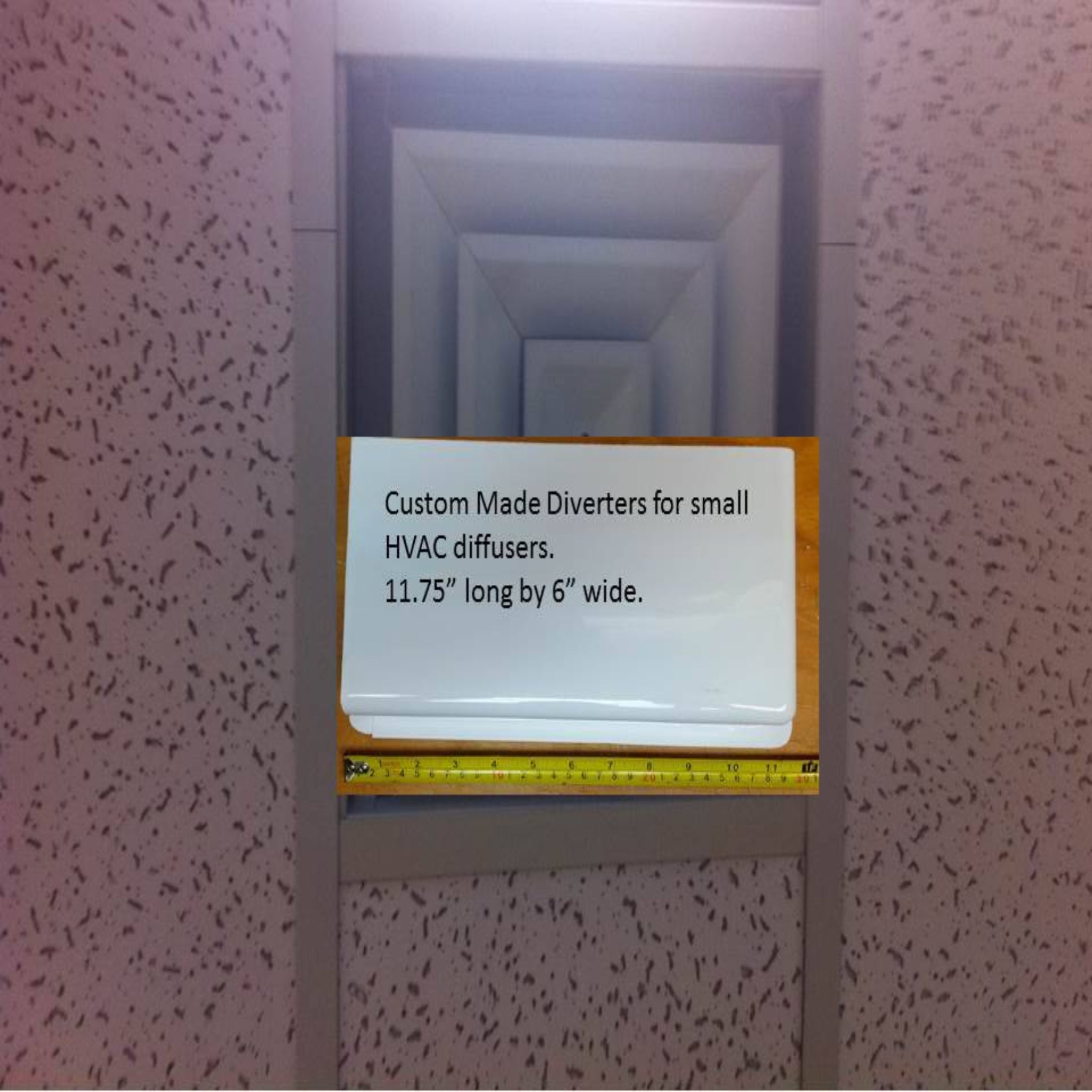 Plastic Ceiling Air Diverter - 1800ceiling