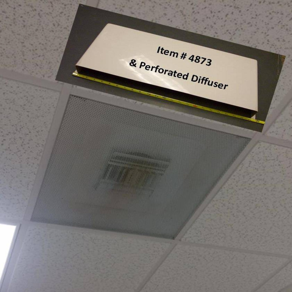 Plastic Ceiling Air Diverter - 1800ceiling