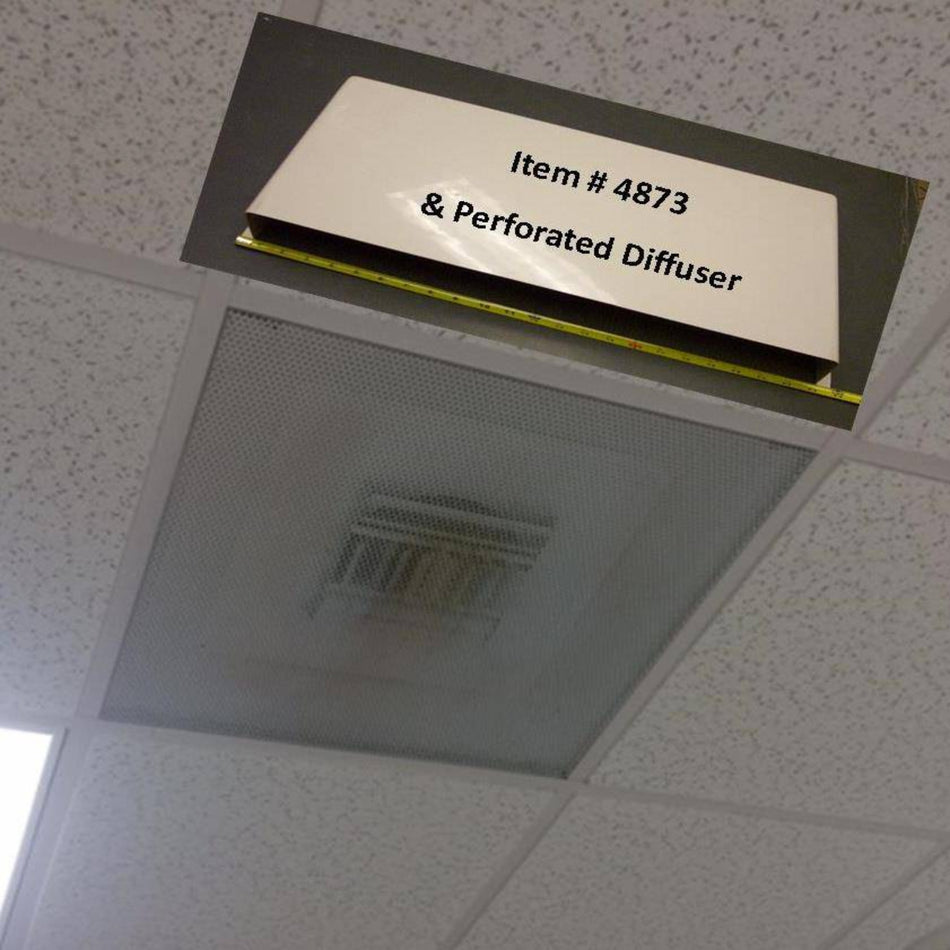 Plastic Air Deflector | 1800Ceiling | Ceiling Air Vent Deflector ...