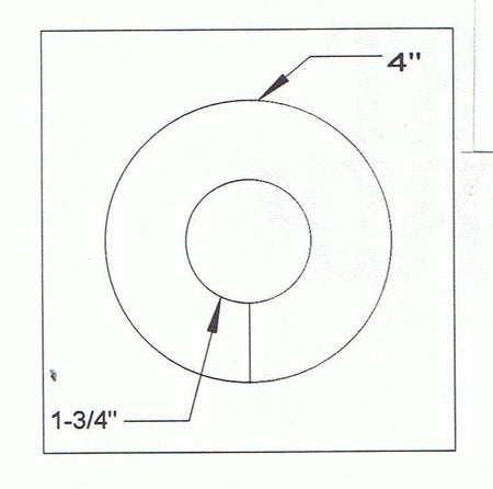 Plastic Sprinkler Escutcheon Rings - 1800ceiling